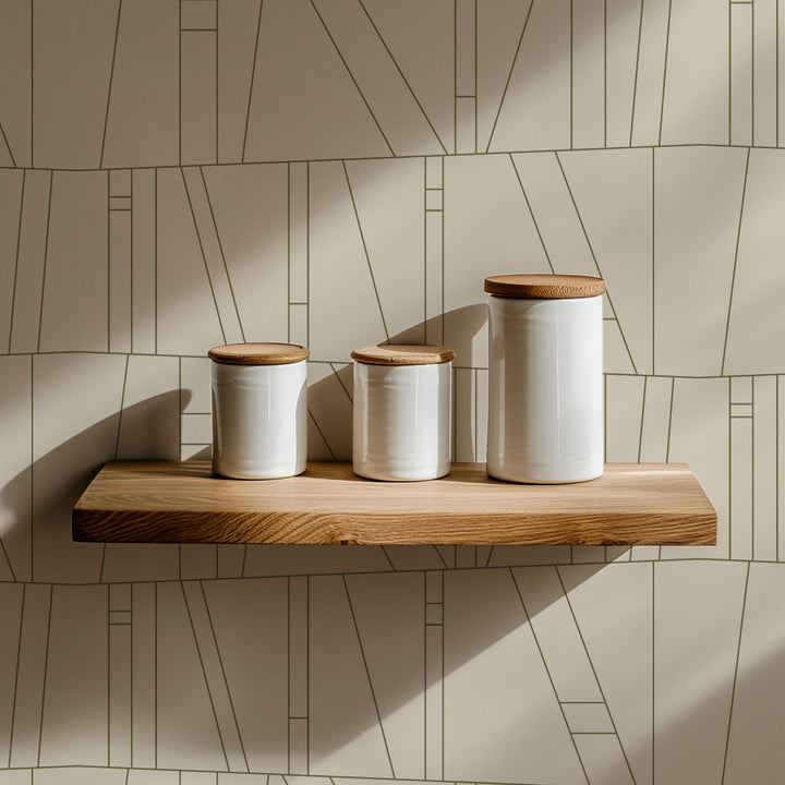 Kazi - Taupe Wallpaper by Forbes Masters