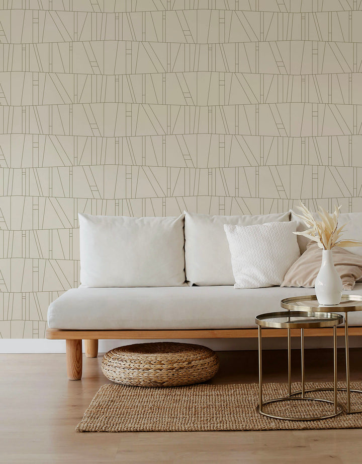 Kazi - Taupe Wallpaper by Forbes Masters