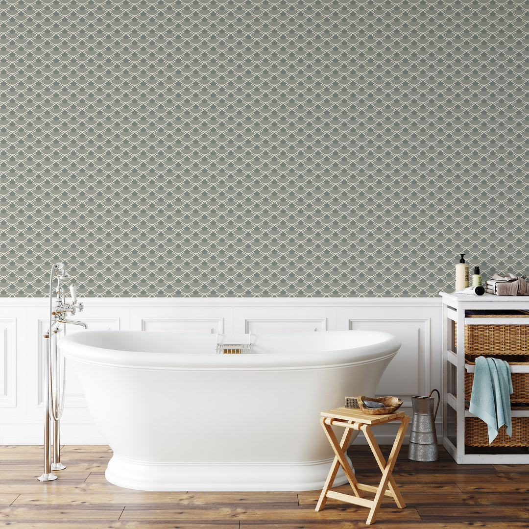 Don't Be Koi - Ash Wood Wallpaper by Julianne Taylor Style