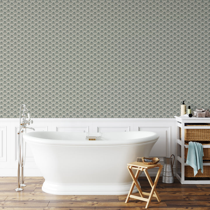 Don't Be Koi - Ash Wood Wallpaper by Julianne Taylor Style