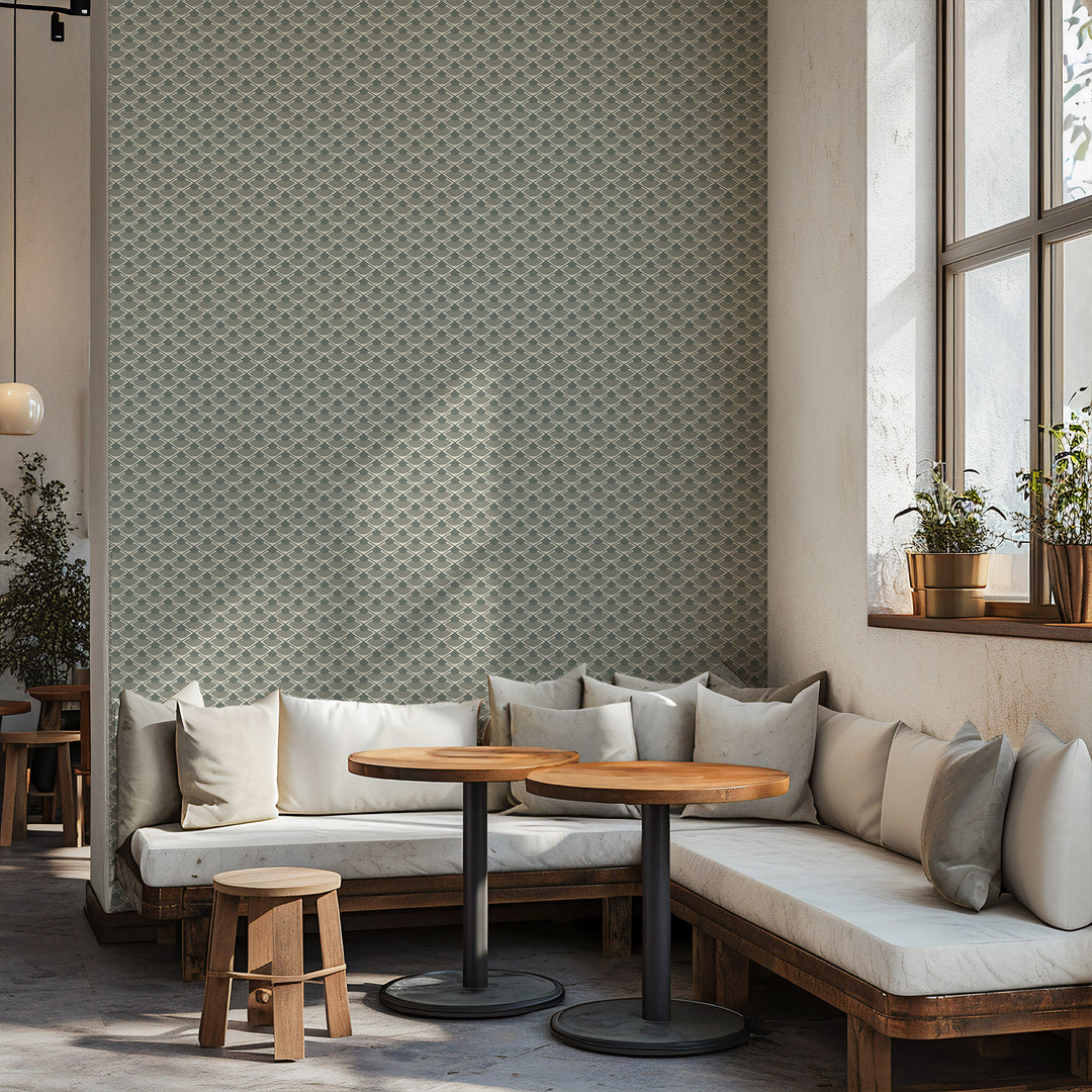 Don't Be Koi - Ash Wood Wallpaper by Julianne Taylor Style