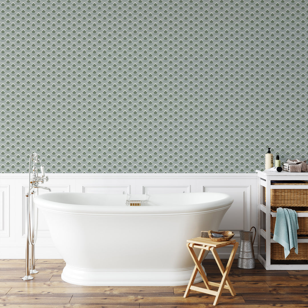 Don't Be Koi - Eucalyptus Wallpaper by Julianne Taylor Style