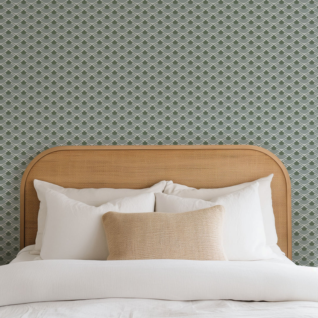 Don't Be Koi - Eucalyptus Wallpaper by Julianne Taylor Style