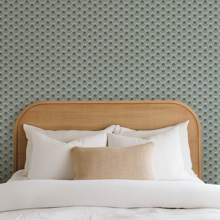 Don't Be Koi - Eucalyptus Wallpaper by Julianne Taylor Style