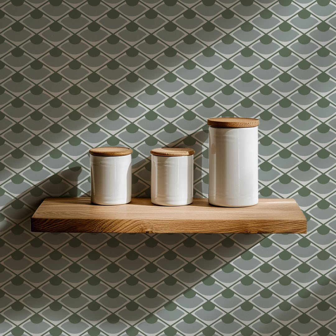 Don't Be Koi - Eucalyptus Wallpaper by Julianne Taylor Style