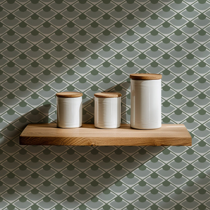 Don't Be Koi - Eucalyptus Wallpaper by Julianne Taylor Style
