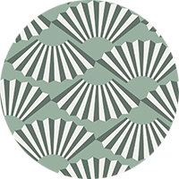 Fanning Out - Berry Wallpaper by Julianne Taylor Style