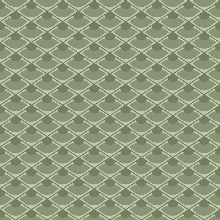 Don't Be Koi - Leaf Green Wallpaper by Julianne Taylor Style