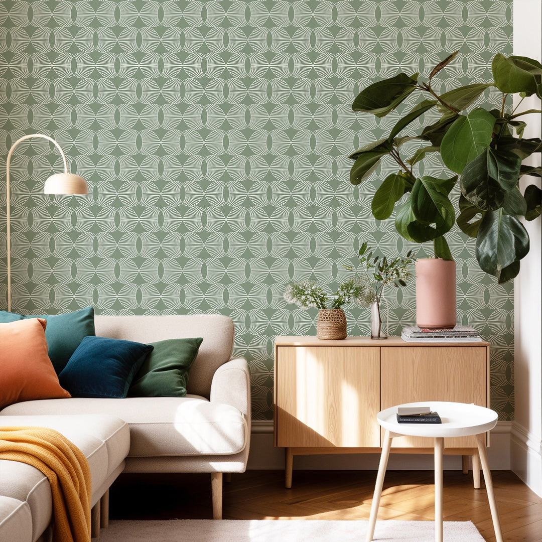 Paume - Sage Green Wallpaper by Julianne Taylor Style