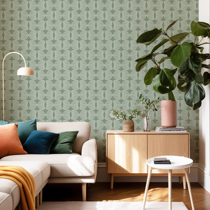 Paume - Sage Green Wallpaper by Julianne Taylor Style