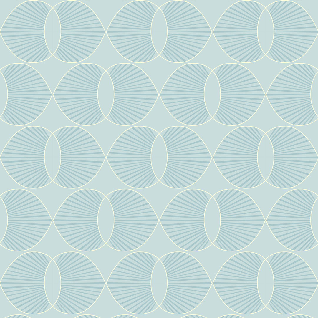 Paume - Seafoam Blue Wallpaper by Julianne Taylor Style