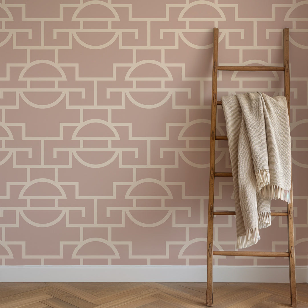 Vintage Lattice - Rose Quartz Wallpaper