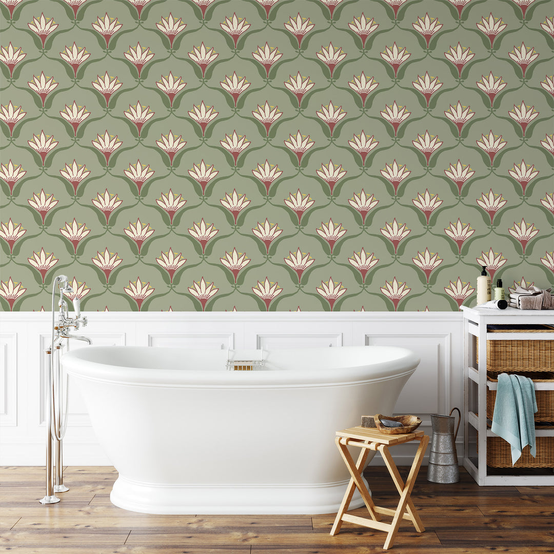 Wallflower - Herbal Wallpaper by Julianne Taylor Style