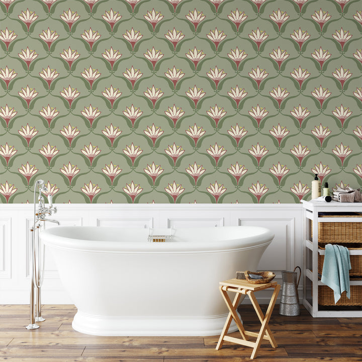 Wallflower - Herbal Wallpaper by Julianne Taylor Style