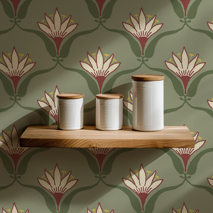 Wallflower - Herbal Wallpaper by Julianne Taylor Style
