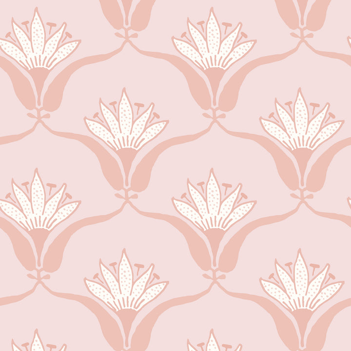 Wallflower - Pink Petal Wallpaper by Julianne Taylor Style