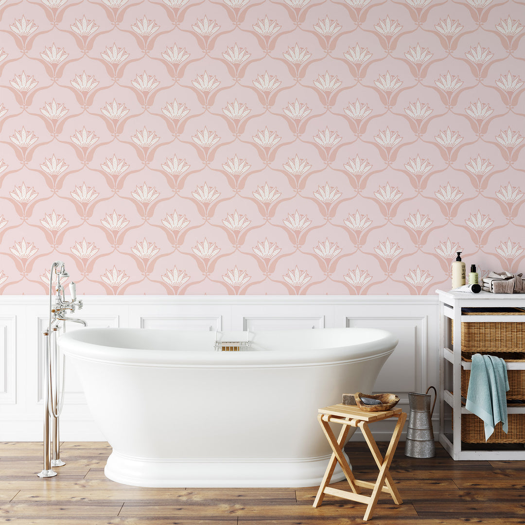 Wallflower - Pink Petal Wallpaper by Julianne Taylor Style