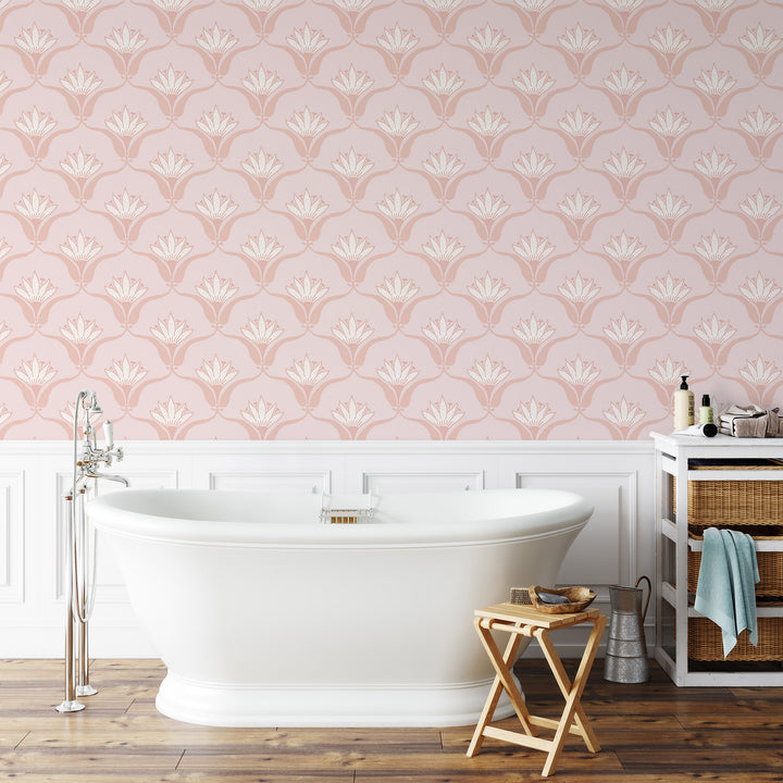 Wallflower - Pink Petal Wallpaper by Julianne Taylor Style