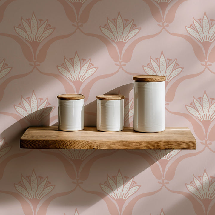 Wallflower - Pink Petal Wallpaper by Julianne Taylor Style
