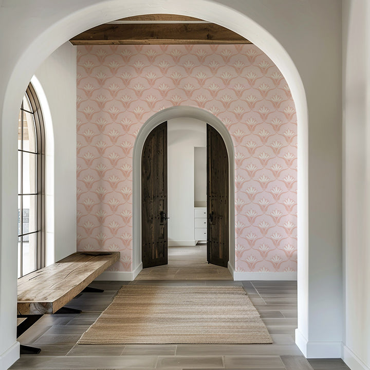 Wallflower - Pink Petal Wallpaper by Julianne Taylor Style