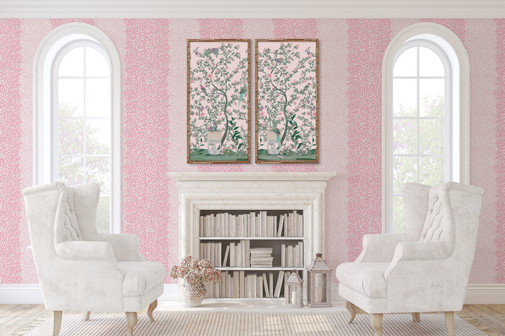 Fifty States Shagreen - Blush Wallpaper by Honey + Hank