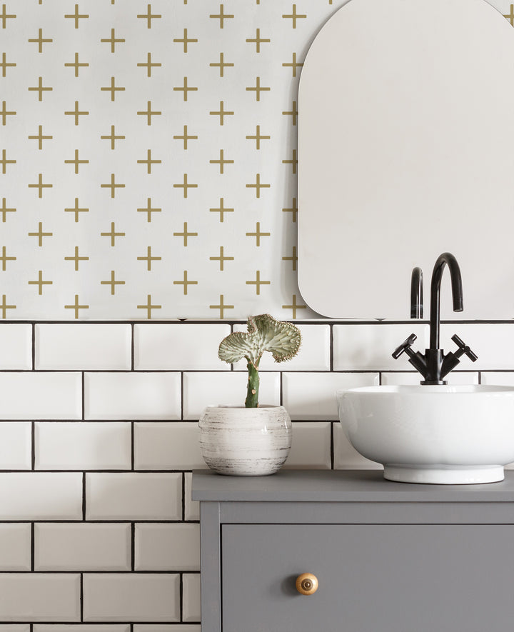 Addition - Golden Ochre Wallpaper