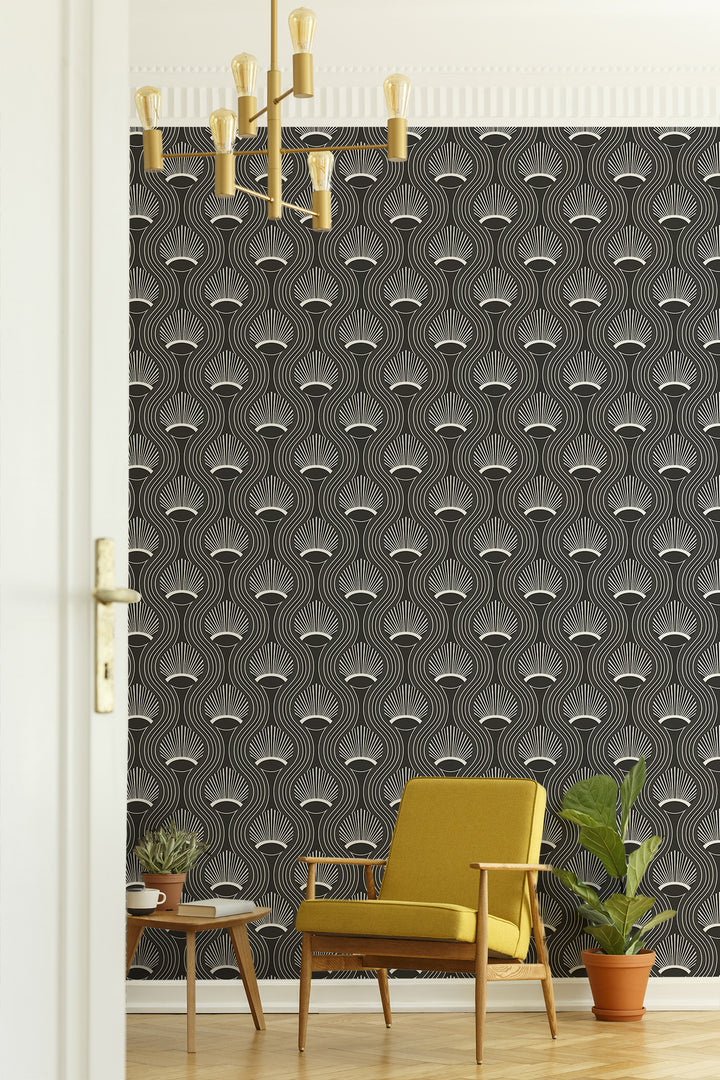 Riviere - Black Wallpaper by Julianne Taylor Style