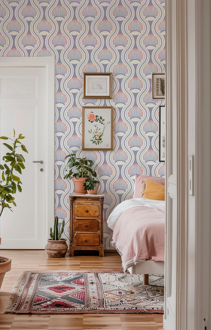 Riviere - Purple Wallpaper by Julianne Taylor Style
