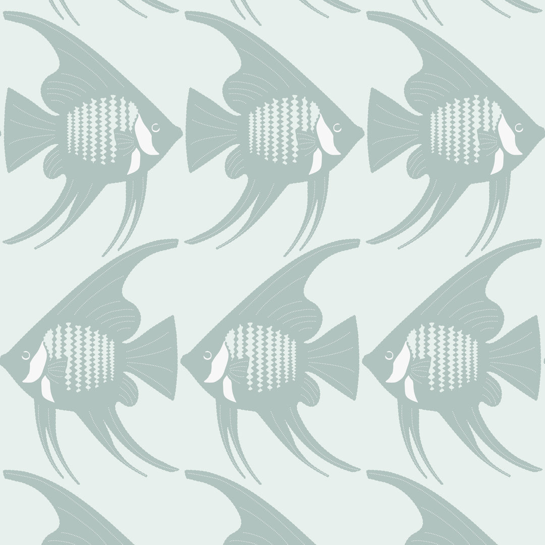 Angel Fish - Baha Blue Wallpaper