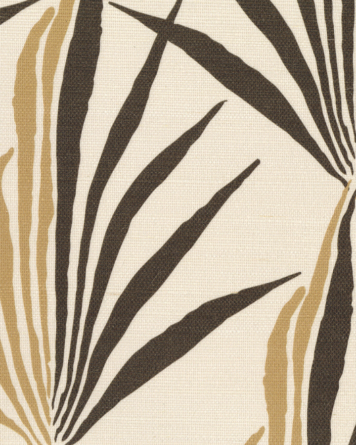 Areca Palm Pale Sun Grasscloth
