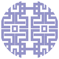 Aztec - Plum Wallpaper by The Blush Label