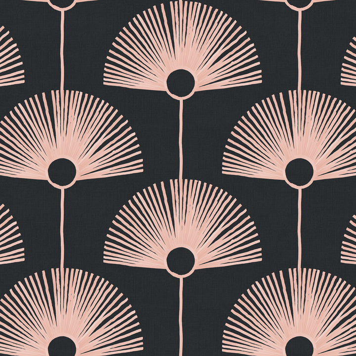 Deco Fan - Blush Wallpaper by Bohemian Bungalow