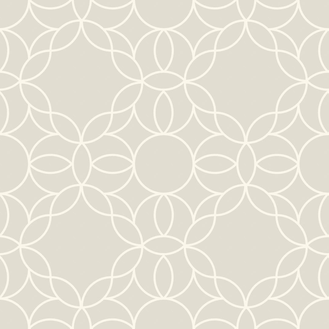 Bloom Ring - Alabaster Wallpaper