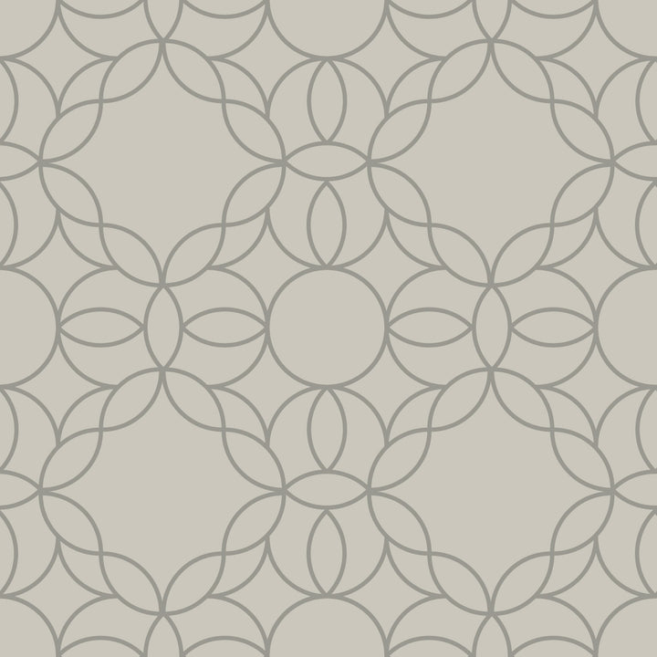 Bloom Ring - Walnut Wallpaper
