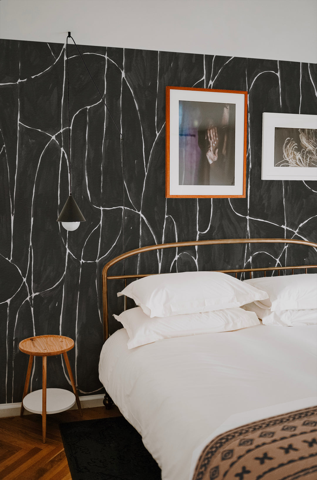 Boulder Beach Wall Mural - Black Wallpaper by Forbes Masters