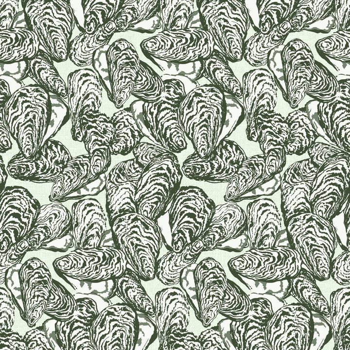 Bull’s Bay Oysters - Marsh Breeze Green by Megan Molton