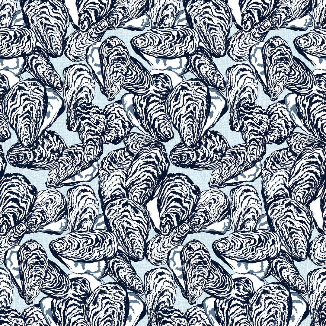 Bull’s Bay Oysters - Serene Sky Blue by Megan Molton