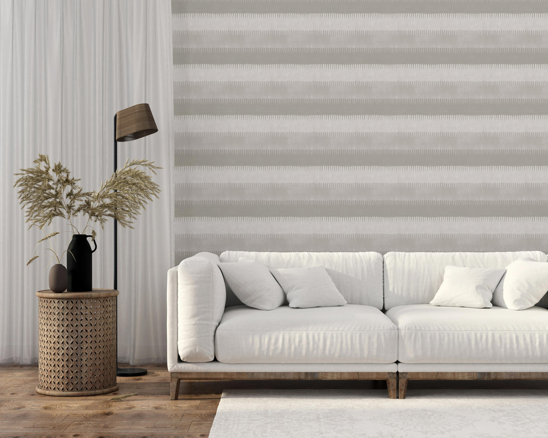 Cabana Stripe - Tans Wallpaper