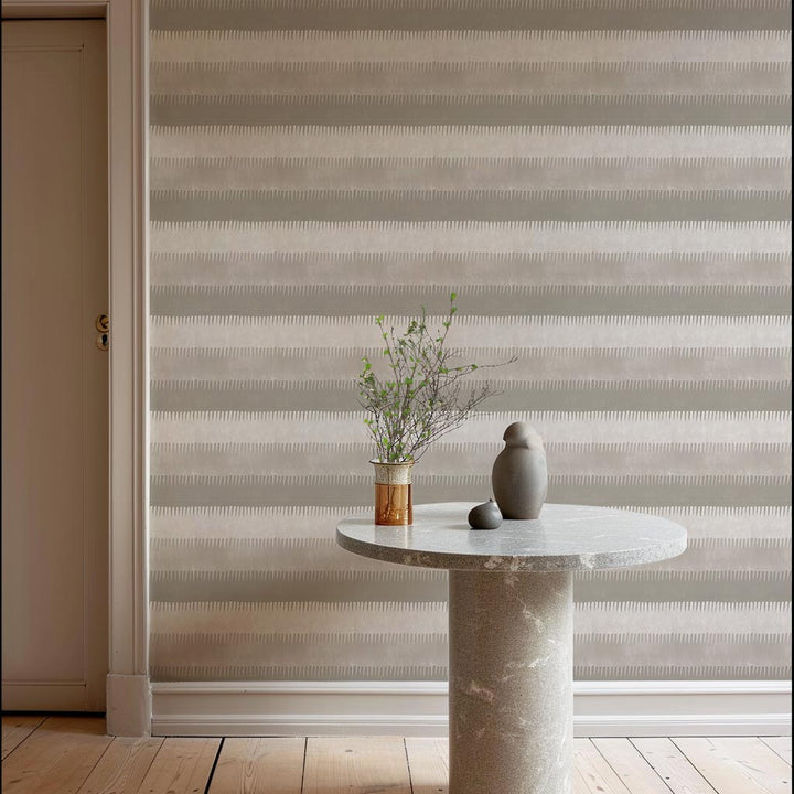 Cabana Stripe - Tans Wallpaper