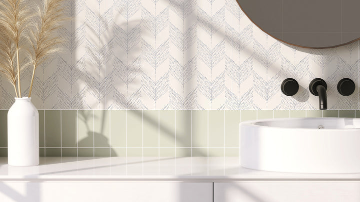 Chevron - White Wallpaper