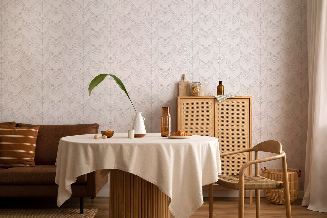 Chevron - White Wallpaper
