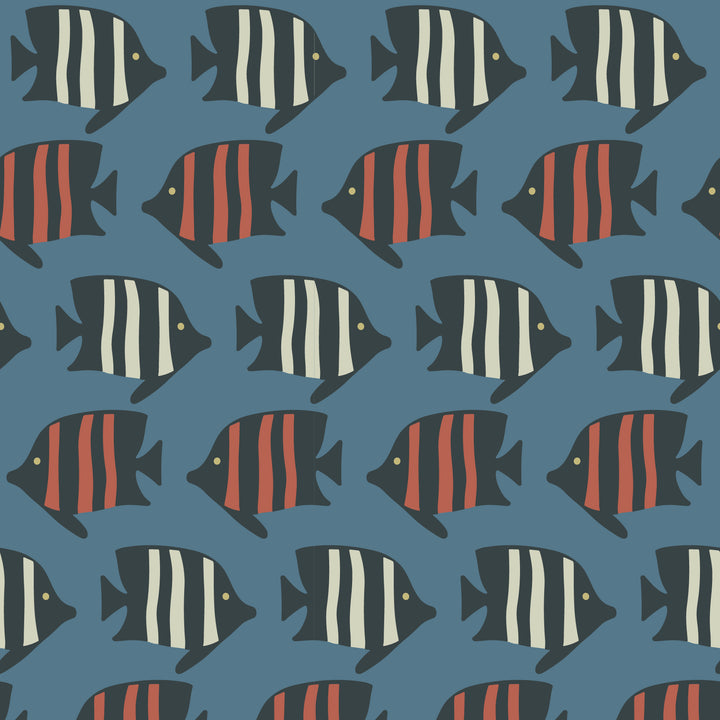 Coastal Fish - Crab Red Wallpaper