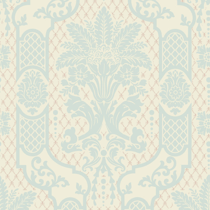 Columnar Bloom - Eggshell Wallpaper