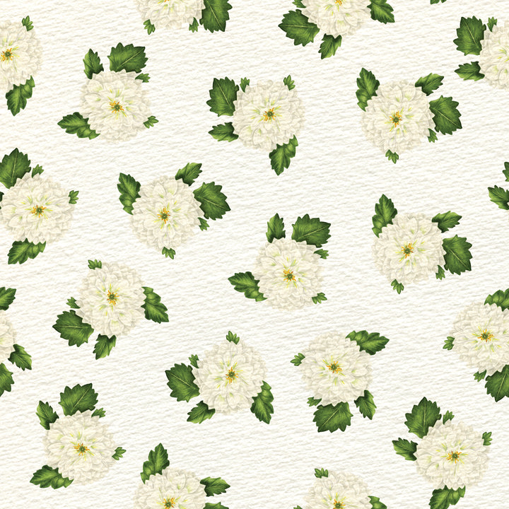 Dahlia - Watercolor Floral Wallpaper by Cara's Garden