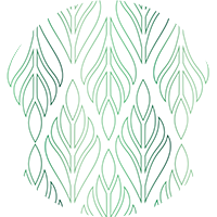 Deco Palm - Sapphire Floral Wallpaper by Bohemian Bungalow
