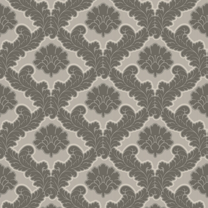 Drawing Room Leaf - Driftwood Wallpaper