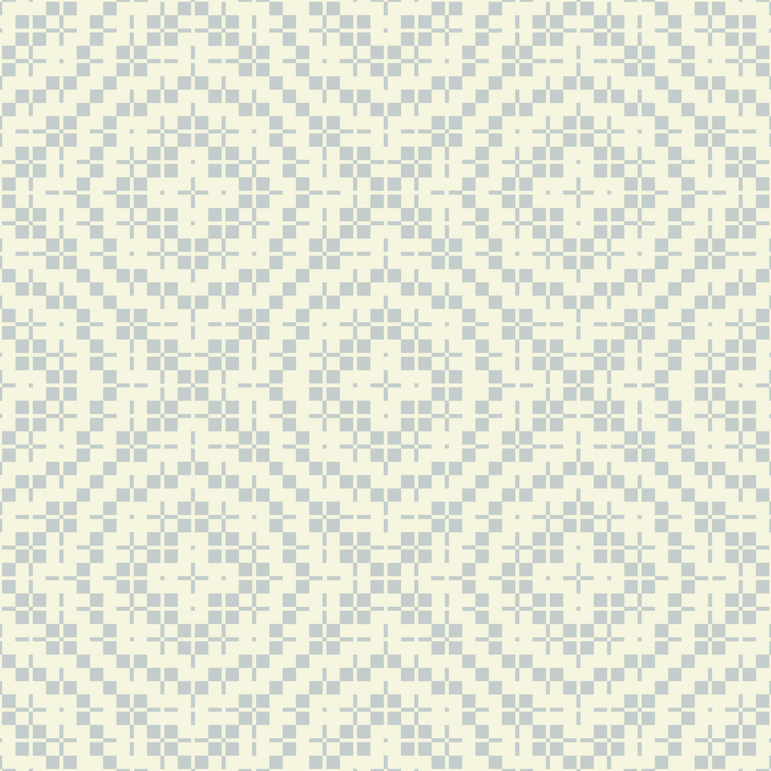 Echo Tile - Pale Mineral Blue Wallpaper