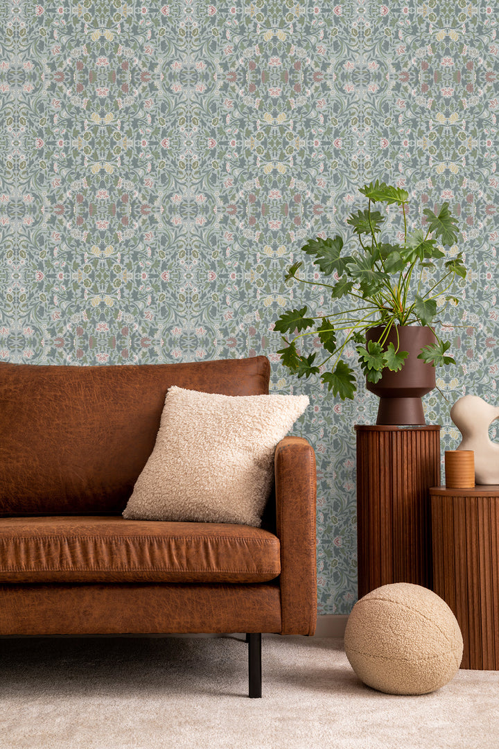 English Vine Floral Wallpaper