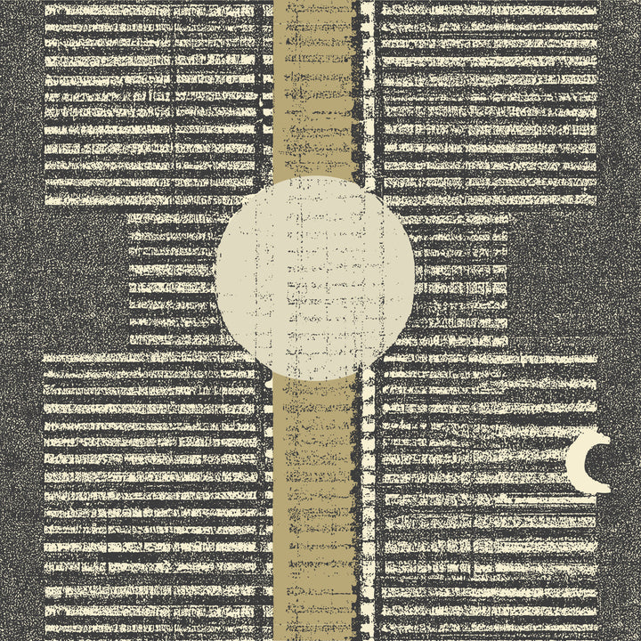 Inyanga - Newsprint Gray Wallpaper by Forbes Masters