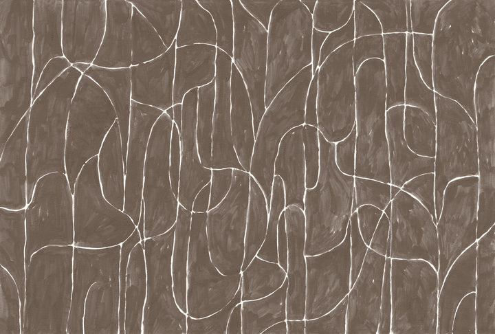 Boulder Beach Wall Mural - Cocoa Wallpaper by Forbes Masters